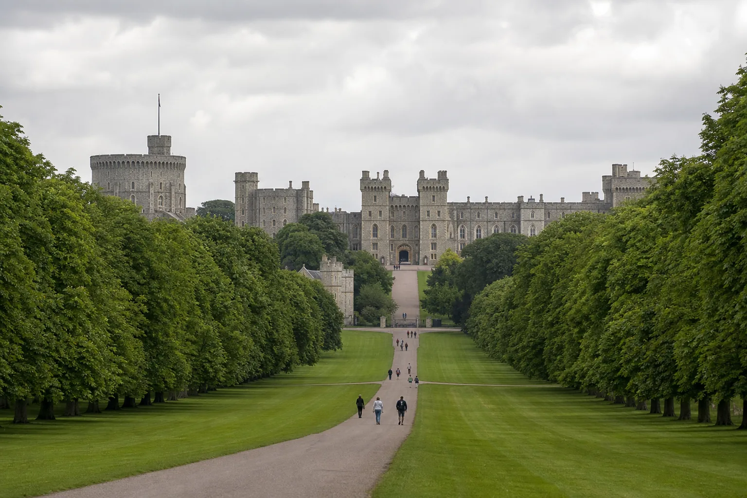 Windsor Castle stone from the town